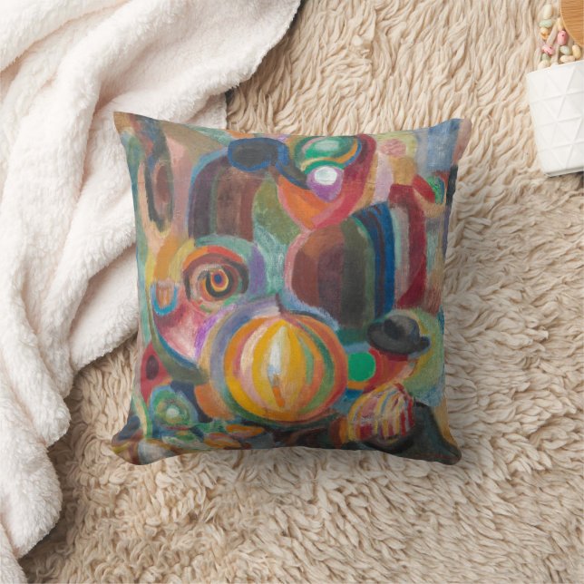Coussin Marché portugais | Sonia Delaunay-Terk | (Couverture)