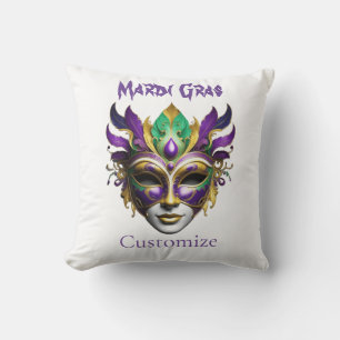 Coussin Mardi Gras Masque Thunder_Cove