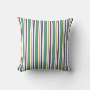 Coussin Mardi Gras Stripes