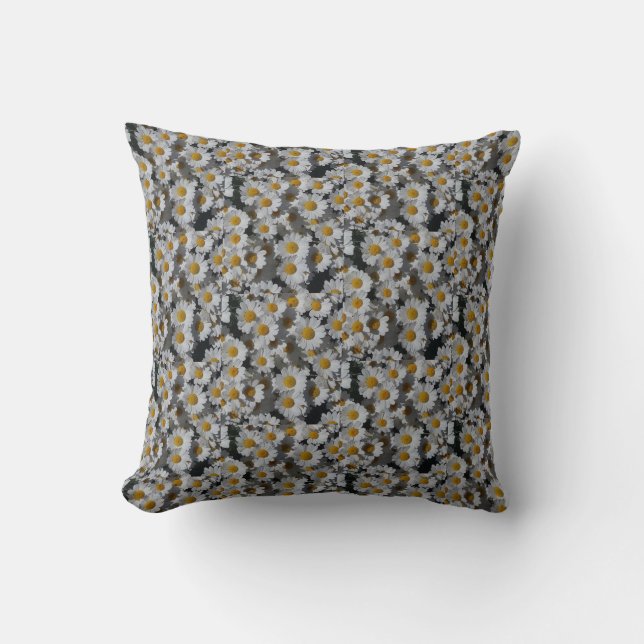 Coussin Marguerite blanche (Recto)