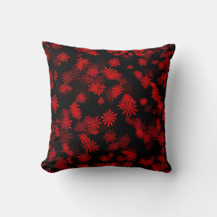 Coussin Marguerites Rouges