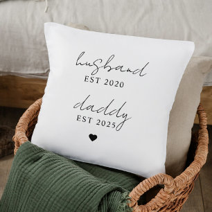 Coussin Mari et papa personnalisés EST   Cadeau personnali