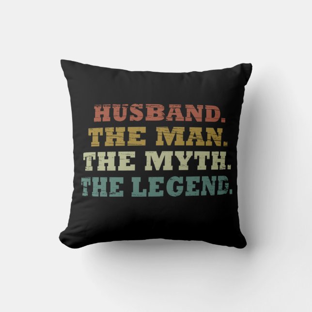 Coussin mari l'homme mythe légende (Recto)