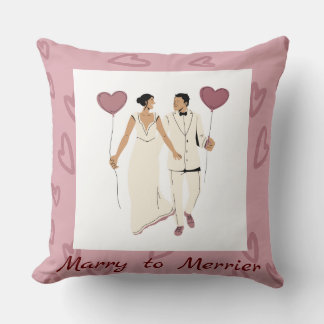 COUSSIN MARIAGE À MERRIER JETER LE COULEUR