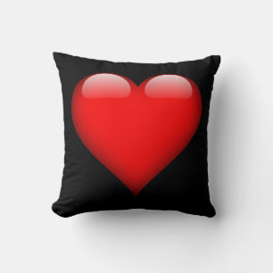 Coussin Mariage Amour Tendance Cœur Rouge