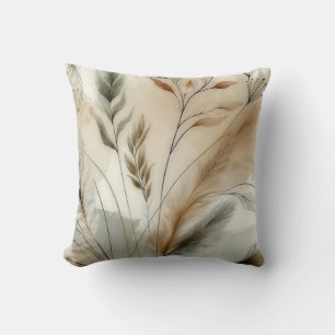 Coussin Mariage Bohème Botanique Moderne à la Végétation É