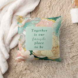 Coussin Mariage Bohème Floral