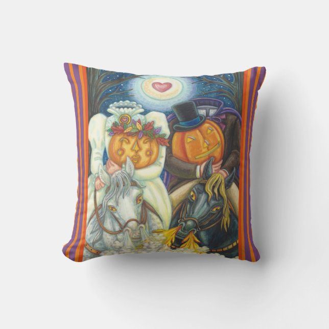 Coussin Mariage HALLOWEEN JETTE DE COUCHER (Recto)