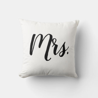 Coussin Mariage Mme Script Chambre