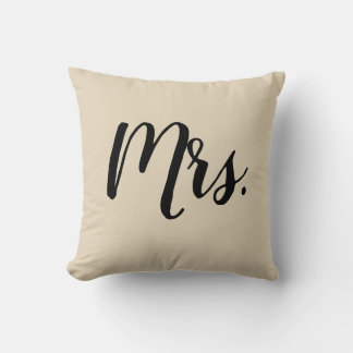 Coussin Mariage Mme Script Chambre