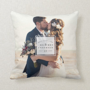 Coussin Mariage Photo Meilleur Jour Jamais Neuf Anniversai