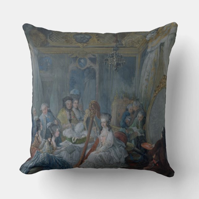 Coussin Marie Antoinette dans sa chambre à Versailles (Recto)