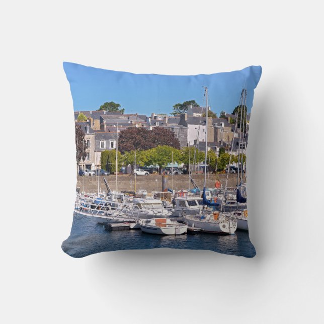 Coussin Marina de Douarnenez en France (Recto)