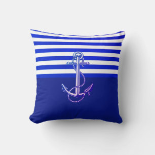 Coussin Marine bleue