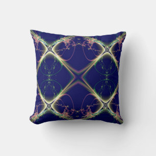 Coussin Marine Blue Diamond Design
