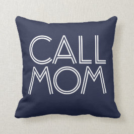 Coussin Marine de la maman | d'appel et carreau décoratif