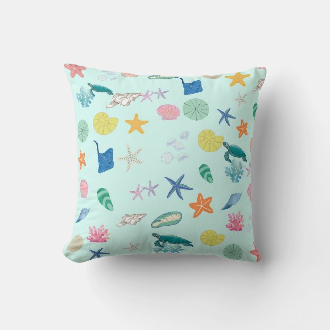 Coussin Marine Magic (Recto)