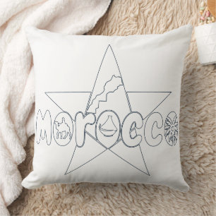 Coussin Maroc - L'Étoile de la Culture et du Changement