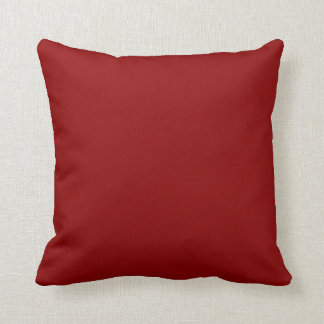 Coussin Maroon couleur solide