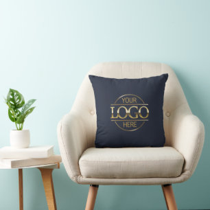 Coussin Marque Marine Blue Corporate Company Logo d'entrep
