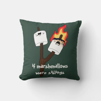 Coussin Marshmallow Siblings