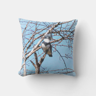 Coussin Martin-chasseur Belge dans les branches d'arbres O