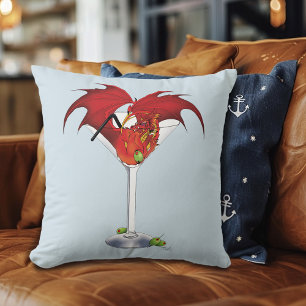 Coussin Martini Imaginaire Red Dragon