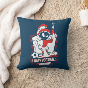 Coussin MARVIN LA MARTIENNE ™ « Je déteste le football » G