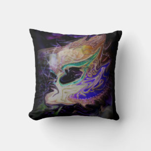 Coussin Mascarade Abstraite – Mascarade Or Pourpre