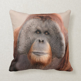 Coussin masculin de faune d'orang-outan de