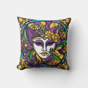 Coussin Masque Mardi Gras