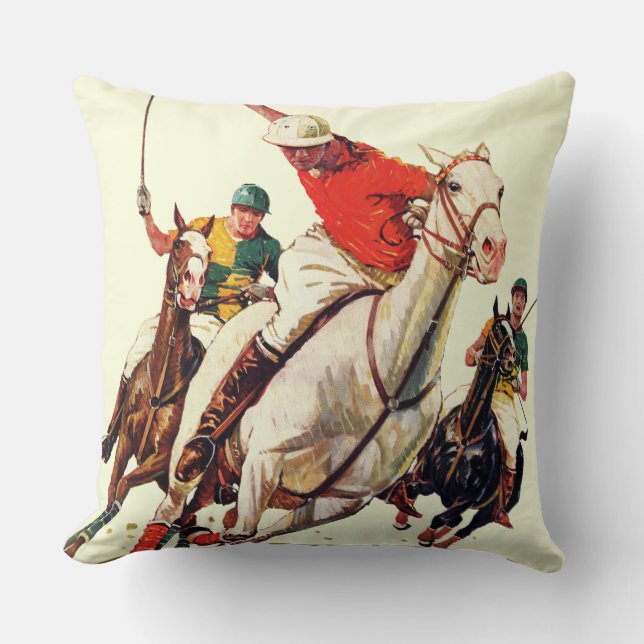 Coussin Match de polo (Recto)