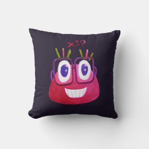 Coussin Mathématicien mignon de caractère de sucrerie de
