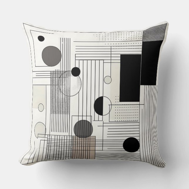 Coussin Matrice géométrique (Recto)