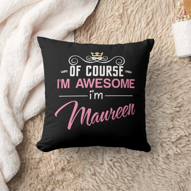 Coussin Maureen Bien sûr je suis génial Je suis Maureen No (Couverture)