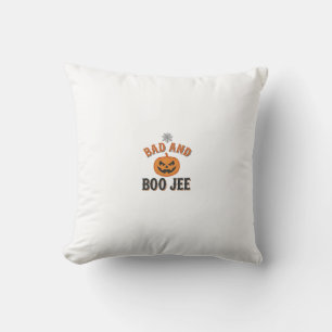 Coussin Mauvais et Boo Jee Halloween Citrouille Graphique_