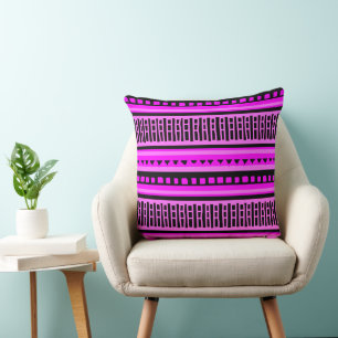 Coussin MAZIPOODLES Motif de Tricot à rayures 001