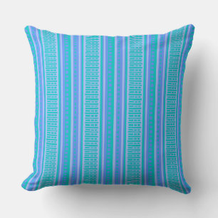 Coussin MAZIPOODLES Motif de Tricot à rayures 012