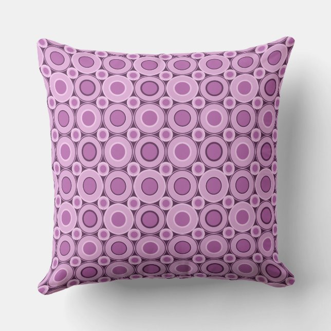 Coussin Mazipoodles Poussins d'aubergines Dusty Lilac (Verso)