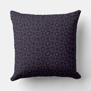 Coussin Mazipoodles Teardrops Abstraits - Indigo Black