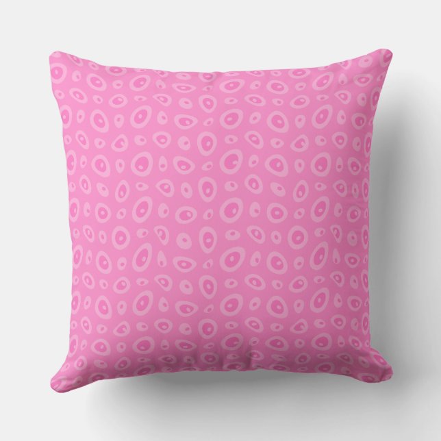Coussin Mazipoodles Teardrops Abstraits - Rose (Verso)