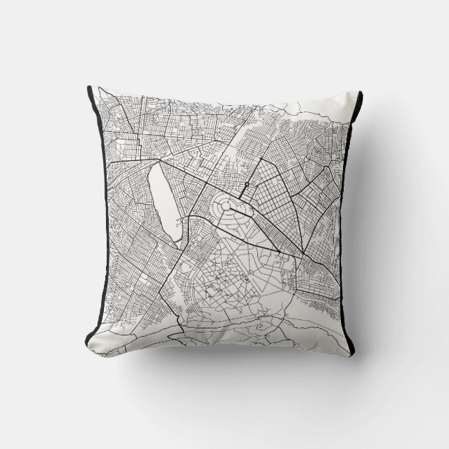 Coussin Mbuji-Mayi Democratic Republic of the Congo Map (Recto)