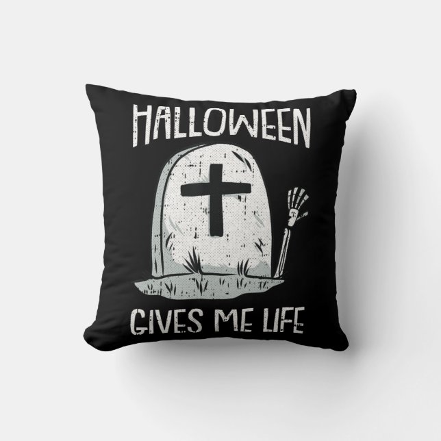 Coussin Me donne la vie Laze Halloween Costume amusant Ske (Recto)