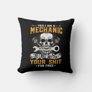 Coussin Mécanique Oui Je Suis Mécanique