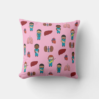 Coussin Médecins de greffe et infirmières