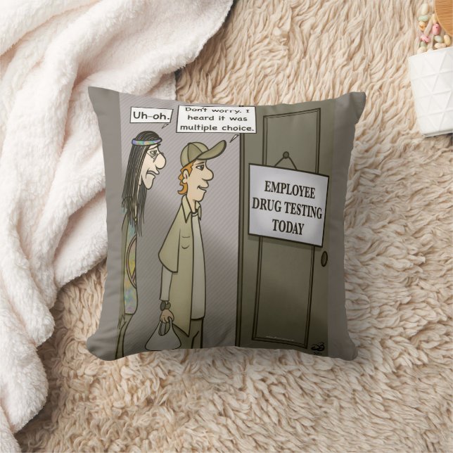 Coussin Médicament d'essai des employés (Couverture)