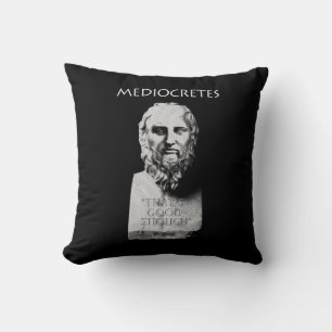 Coussin Mediocretes (Philosophe de la Médiocre)