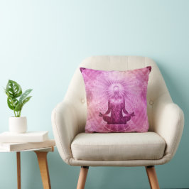 Coussin Méditation du Saint-Yoga-Lotus - Motif ininterromp