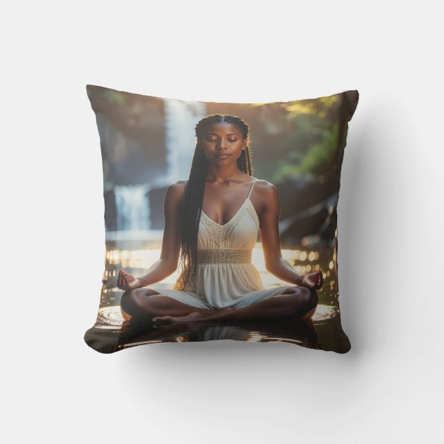COUSSIN MEDITATION - YOGA - WELLNESS - CARPE DIEM (Recto)