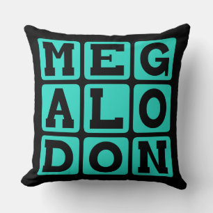 Coussin Mégalodon, espèce éteinte de requin